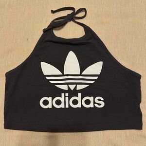 Adidas Women's Black Halter Top - Size M